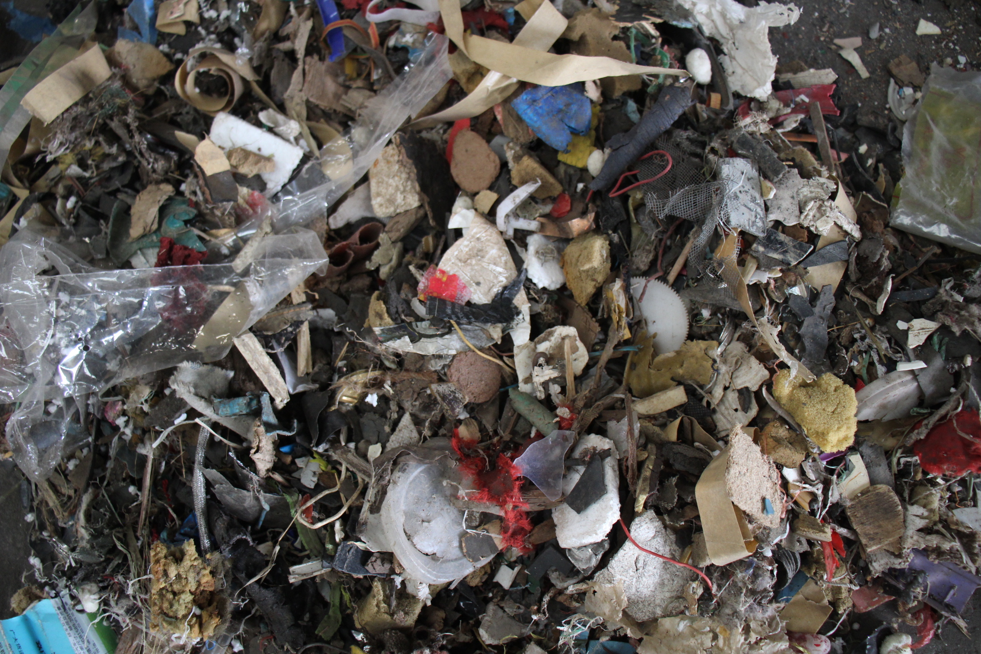 風選機分選后輕飄料